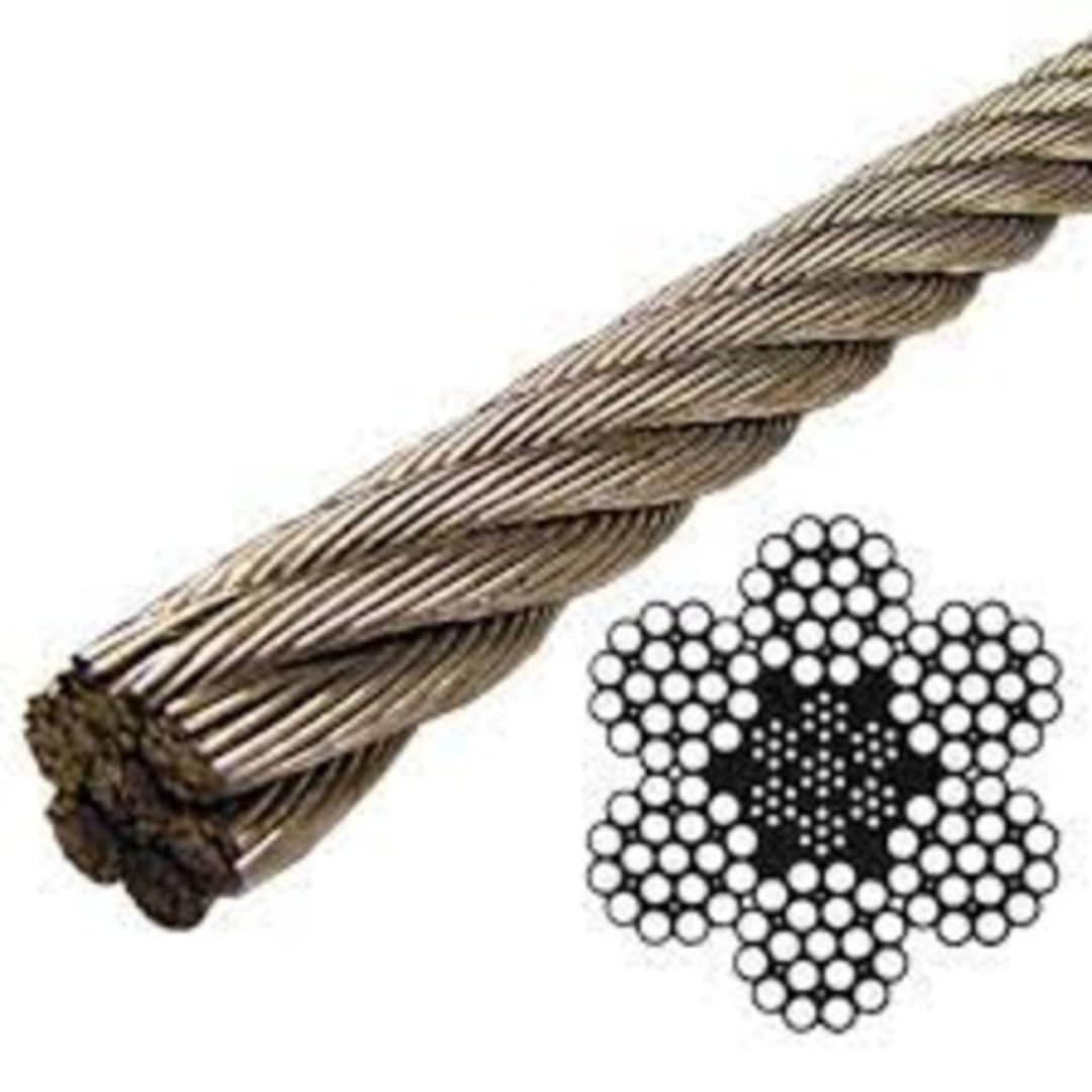 18×7 Ungalvanised Steel Wire Rope