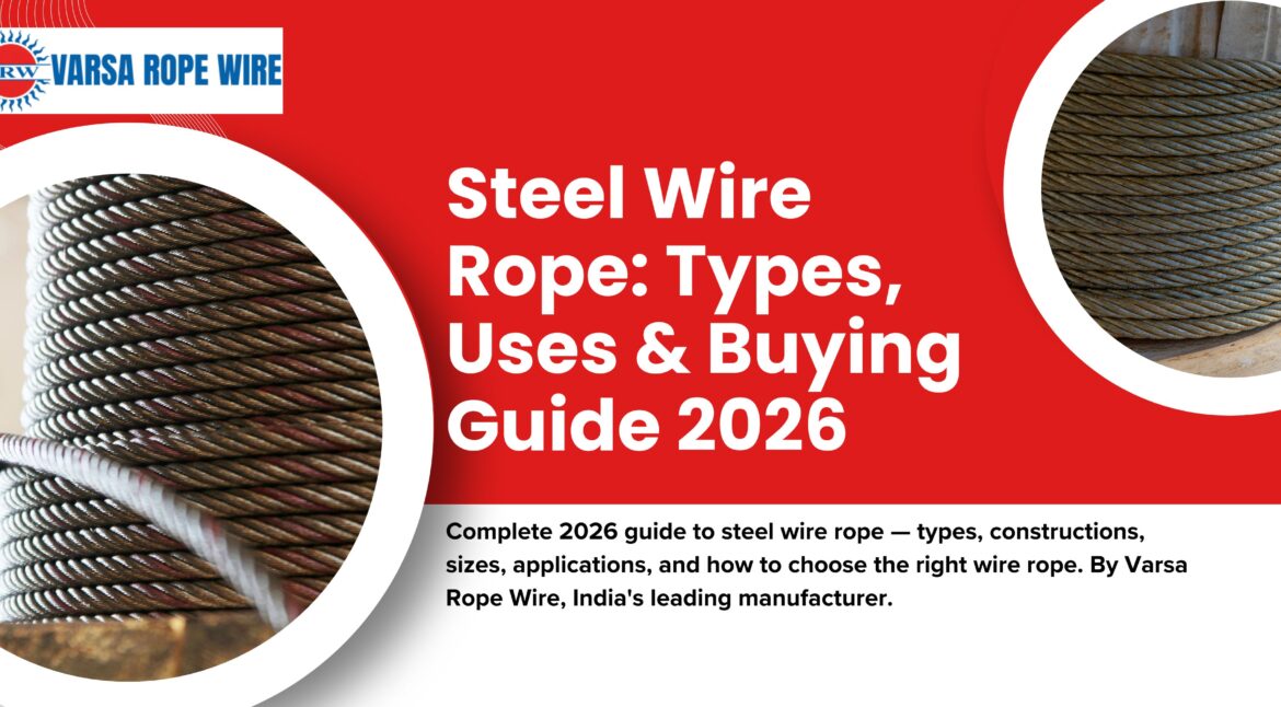 Steel Wire Rope: Types, Uses & Buying Guide 2026 1 Steel Wire Rope Types, Uses & Buying Guide 2026